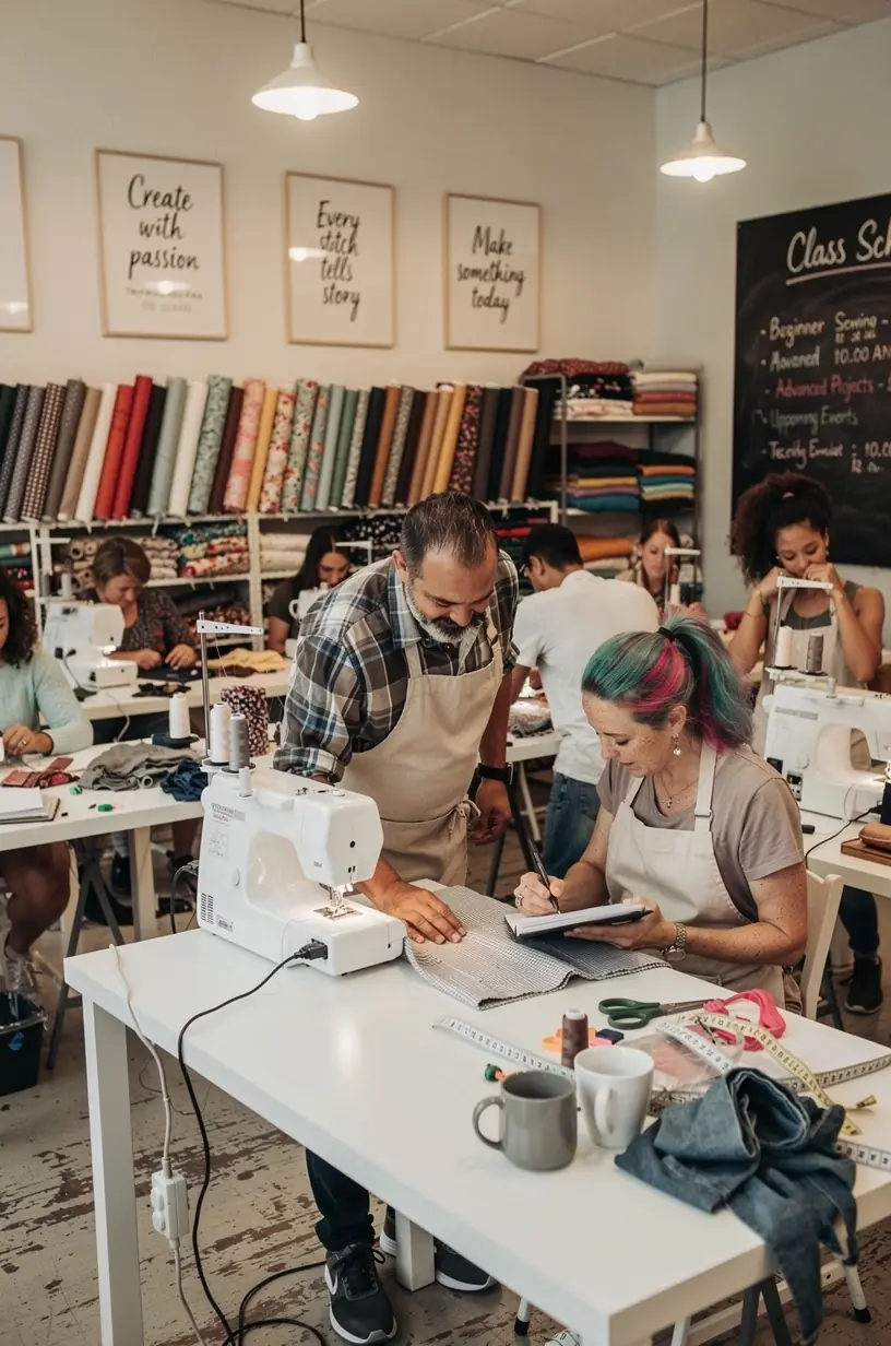 Upcycling fabric techniques for knitting and sewing crafts